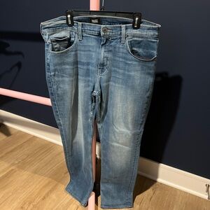 Mens light wash PAIGE jeans.